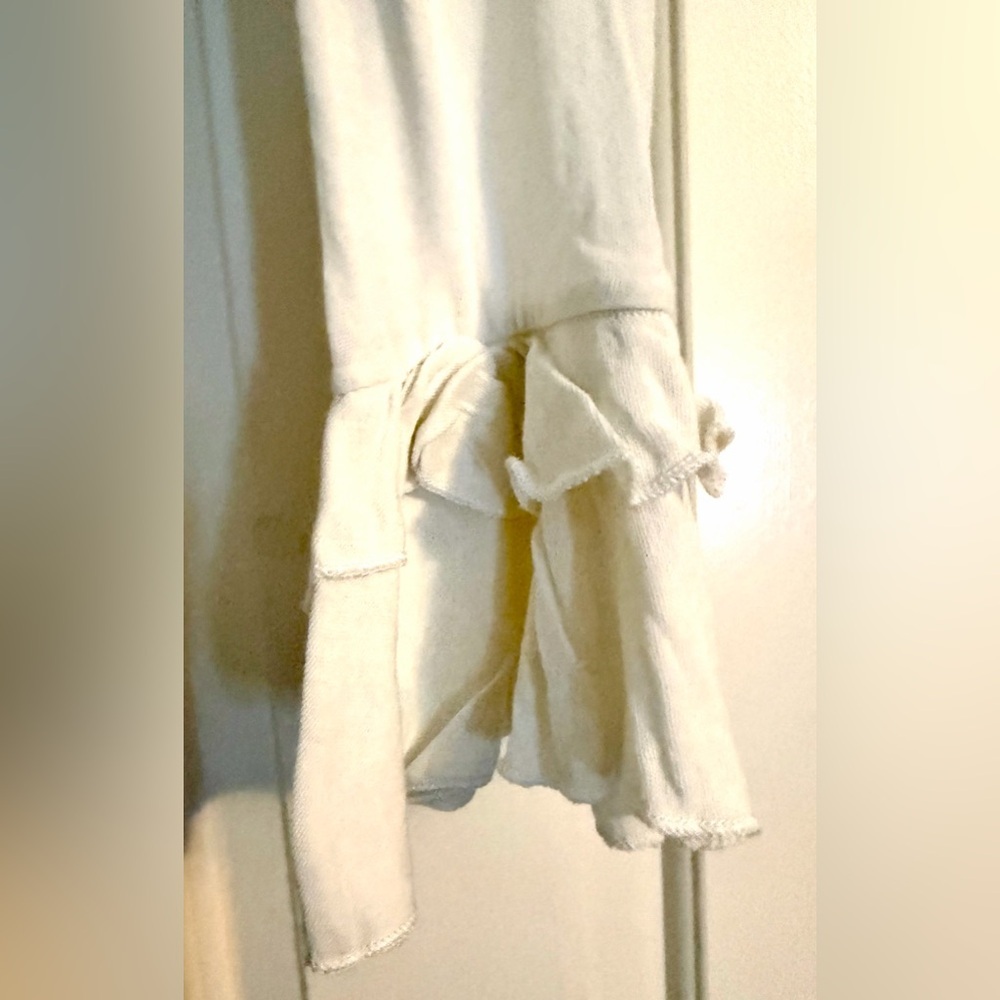 Chaser White Ruffle Button-Up Top - Picture 6 of 9